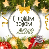 С Новым 2019 годом! С Новым 2019 годом!
